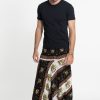 Men HaremPants | Elephant Bliss Drop Crotch Men'S Elephant Pants In Black