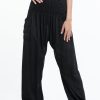 Plus Size HaremPants | Solid Color Women'S Tall Harem Pants In Black