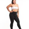 Plus Size HaremPants | Plus Size Solid Color Leggings In Black