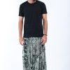 Men HaremPants | Tribal Prints Drop Crotch Men'S Harem Pants In Green