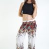 Women HaremPants | Floral Women'S Harem Pants In White