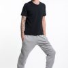 Men HaremPants | Men'S Terry Pants With Aztec Pockets In Gray