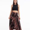 Women HaremPants | Paisley Feathers 2-In-1 Jumpsuit Harem Pants In Black