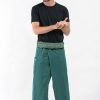 Men HaremPants | Unisex Thai Fisherman Pants In Teal