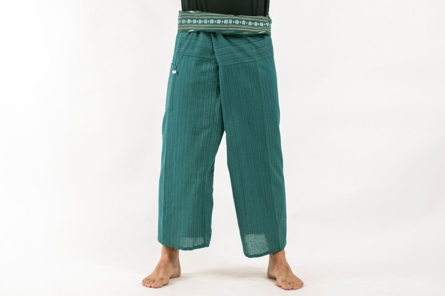 Men HaremPants | Unisex Thai Fisherman Pants In Teal