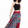 Women HaremPants | Peony Mandalas 2-In-1 Jumpsuit Harem Pants In Red