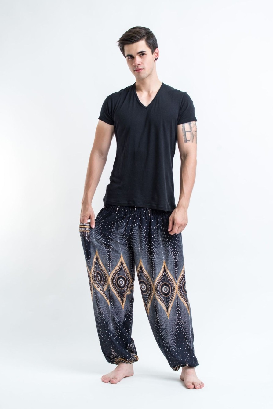 Men HaremPants | Diamond Peacock Men'S Harem Pants In Black