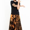 Men HaremPants | Tie Dye Men'S Spandex Cotton Low Cut Harem Pants In Black