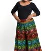 Plus Size HaremPants | Plus Size Rainbow Elephant Palazzo Style Elephant Pants In Orange