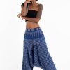 Women HaremPants | Hill Tribe Elephant Women'S Elephant Pants In Blue