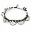 Accessories HaremPants | Hill Tribe Bead And Mandala Charm Bracelets Silver