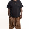 Plus Size HaremPants | Plus Size Hill Tribe Elephant Men'S Elephant Pants In Brown