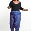 Women HaremPants | Plus Size Hill Tribe Elephant Women'S Elephant Pants In Blue