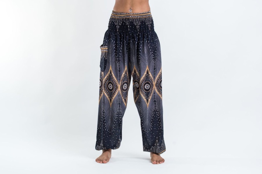 Women HaremPants | Diamond Peacock Women'S Harem Pants In Black