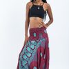 Women HaremPants | Mandala Elephant 2-In-1 Jumpsuit Elephant Pants In Red