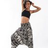 Women HaremPants | Imperial Elephant 2-In-1 Jumpsuit Elephant Pants In Black