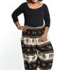 Plus Size HaremPants | Plus Size Elephant Bliss Women'S Elephant Pants In Black