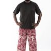 Men HaremPants | Plus Size Imperial Elephant Men'S Elephant Pants In Red