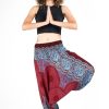 Women HaremPants | Geometric Mandalas 2-In-1 Jumpsuit Harem Pants In Red