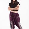 Women HaremPants | Elephant Aztec Cotton Women'S Harem Pants In Purple