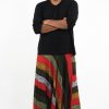 Plus Size HaremPants | Plus Size Boho Striped Drop Crotch Men'S Harem Pants In Green