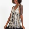 Women HaremPants | Tie Dye Cotton Tank Dress In 03 Black