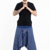 Men HaremPants | Hill Tribe Elephant Men'S Elephant Pants In Blue