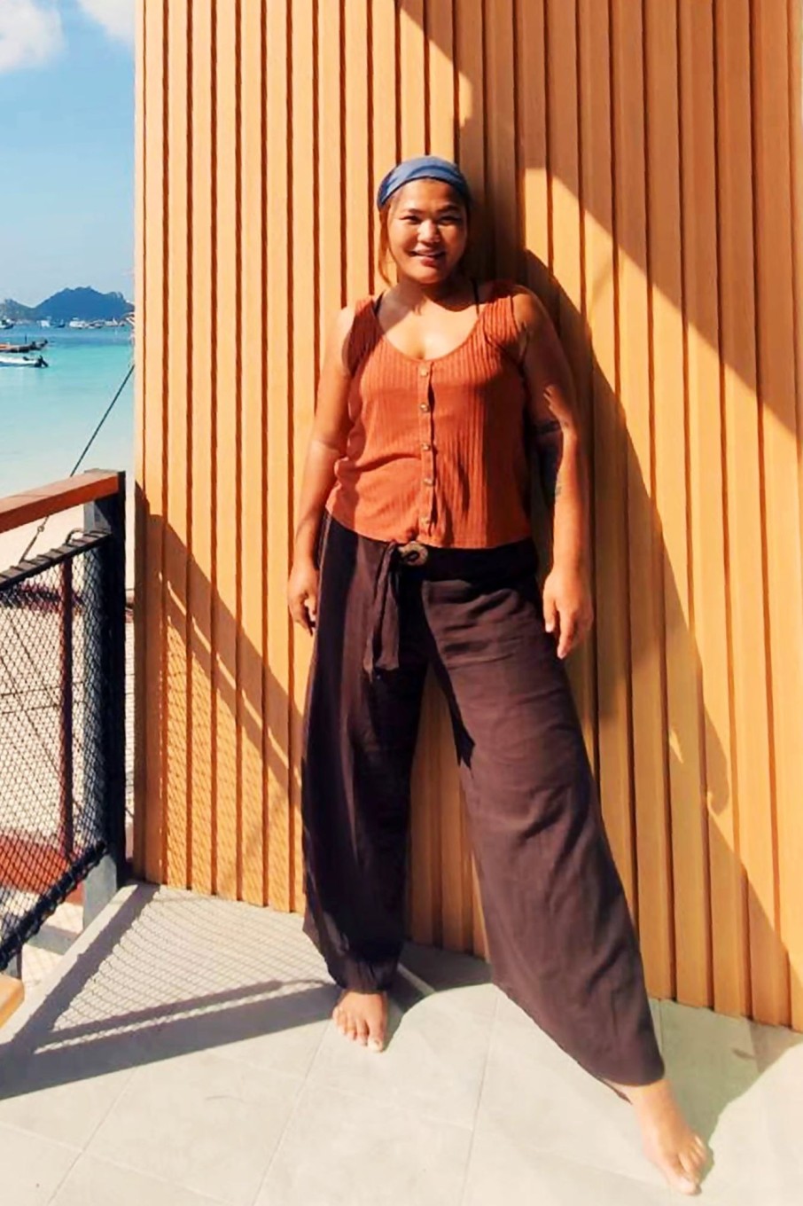 Plus Size HaremPants | Plus Size Women'S Thai Harem Palazzo Pants In Solid Brown