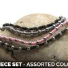 Accessories HaremPants | Waxed Cotton With Beads Bracelets 4 Pcs. Pack Multi