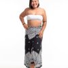 Women HaremPants | Plus Size Blooming Vines Wrap Palazzo Style Harem Pants In Black