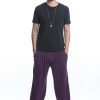 Men HaremPants | Cotton Men Harem Pants In Solid Purple