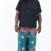 Men HaremPants | Plus Size Mandala Elephant Men'S Elephant Pants In Turquoise