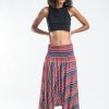 Women HaremPants | Aztec Stripes 2-In-1 Jumpsuit Harem Pants In Peach