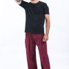 Men HaremPants | Solid Color Men'S Harem Pants In Red