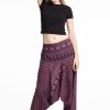 Women HaremPants | Hill Tribe Elephant Women'S Elephant Pants In Purple