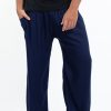 Plus Size HaremPants | Solid Color Men'S Tall Harem Pants In Blue