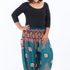 Plus Size HaremPants | Plus Size Mandala Elephant Women'S Elephant Pants In Turquoise