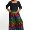 Women HaremPants | Plus Size Rainbow Elephant Palazzo Style Elephant Pants In Green