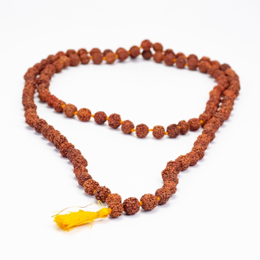 Accessories HaremPants | Tibetan Rudraksha Mala In Amber