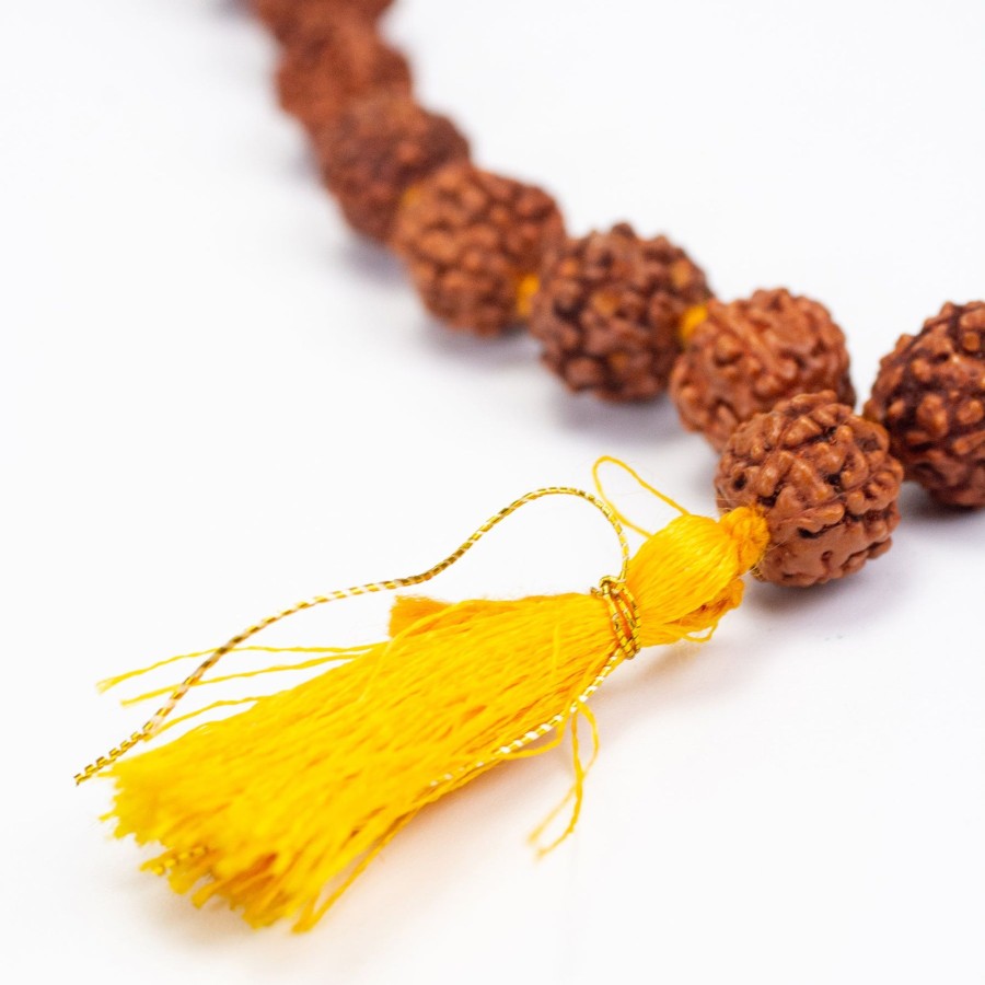 Accessories HaremPants | Tibetan Rudraksha Mala In Amber