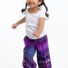 Kids HaremPants | Tribal Chakras Kids Harem Pants In Purple