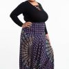 Women HaremPants | Plus Size Peacock Mandalas 2-In-1 Jumpsuit Harem Pants In Blue