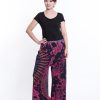 Women HaremPants | Tie Dye Wide Leg Palazzo Harem Pants Cotton Navy Pink