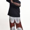 Men HaremPants | Plus Size Marble Mandalas Men'S Harem Pants In Brown