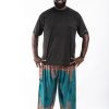 Plus Size HaremPants | Plus Size Geometric Mandalas Men'S Harem Pants In Turquoise