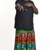 Plus Size HaremPants | Plus Size Rainbow Elephant Men'S Elephant Pants In Orange