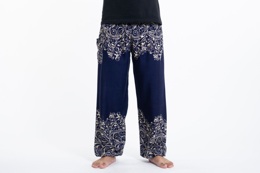 Men HaremPants | Vines Men'S Harem Pants In Blue