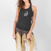 Women HaremPants | Super Soft Sure Design Women'S Tank Tops Yin Yang Black