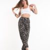 Women HaremPants | Hill Tribe Elephant Print Women'S Harem Pants In Black