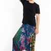 Men HaremPants | Tie Dye Men'S Spandex Cotton Low Cut Harem Pants In Blue